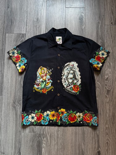King kerosin hawaiian shirt - kerosin, l