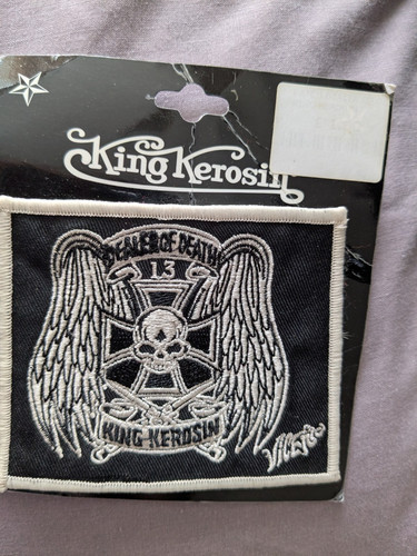 King kerosin embroidered patch - kerosin,