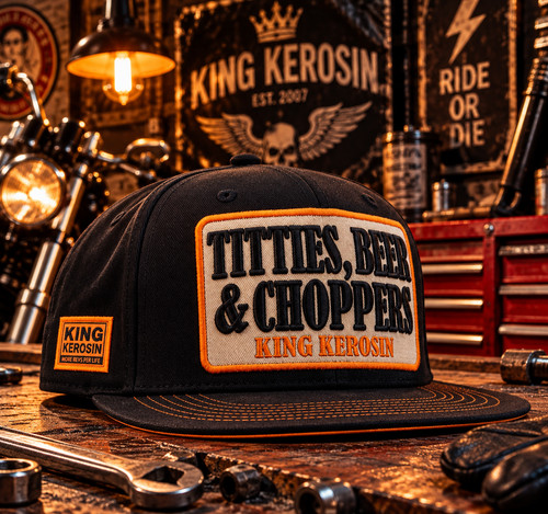 King kerosene flatbrim cap - kerosene,