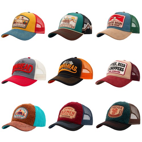 King kerosin men trucker cap - king,